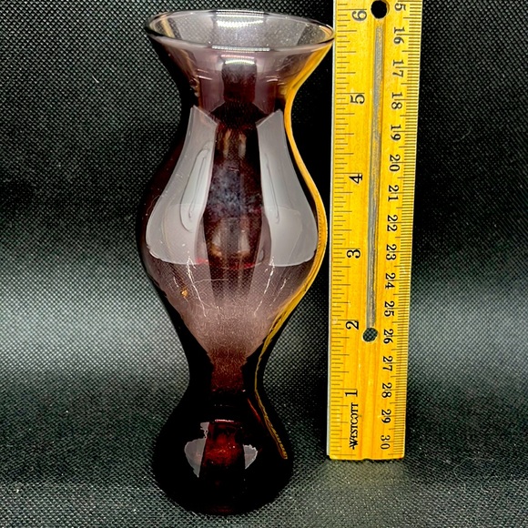 Accents Vintage Purple Hourglass Bud Vase Poshmark